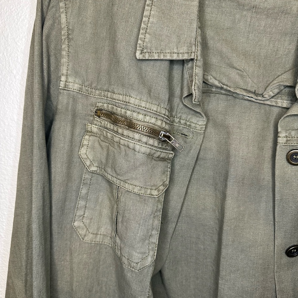 Jeans By Buffalo Womens Button Utility Jacket Size M - Picture 4 of 5